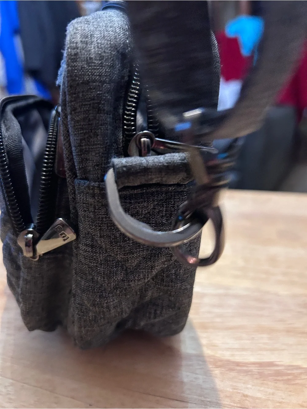 Get organized on the go with this Lug Carousel Crossbody Bag